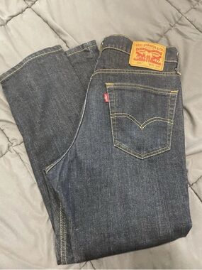 Levis 541 Athletic Taper Men's Indigo Straight-Leg Jeans 32x30 Dark Wash